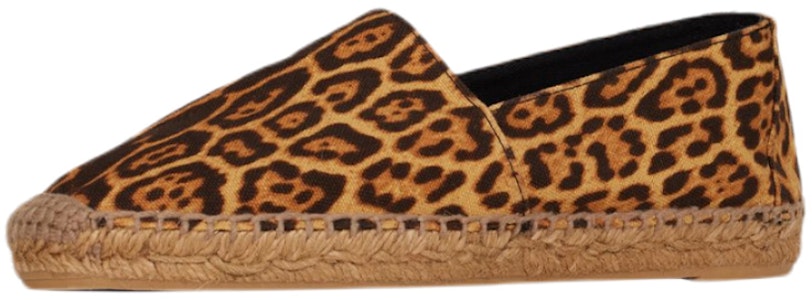 (W) (女性用) サンローラン キャンバス刺繍エスパドリーユ『ブラウンレオパードプリント』 6761621VV002094 Buy (W) (女性用) サンローラン キャンバス刺繍エスパドリーユ『ブラウンレオパードプリント』 6761621VV002094