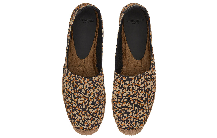 Shop (W) 생 로랑 레오파드 에스파듀 (Saint Laurent Leopard Espadrilles) 6059569AAAB1077