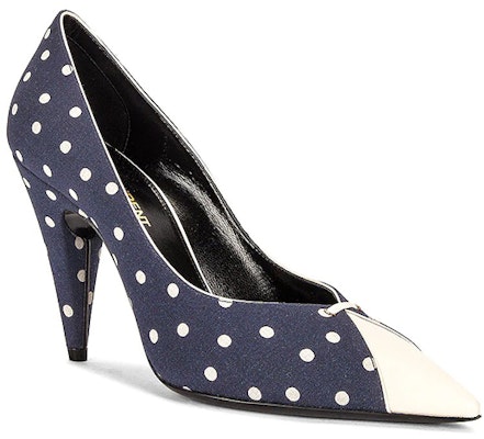 (W) Saint Laurent Heels Polos Biru Putih Polka Dot 64179214T104141 Order (W) Saint Laurent Heels Polos Biru Putih Polka Dot 64179214T104141
