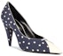 Order (W) Saint Laurent Heels Polos Biru Putih Polka Dot 64179214T104141