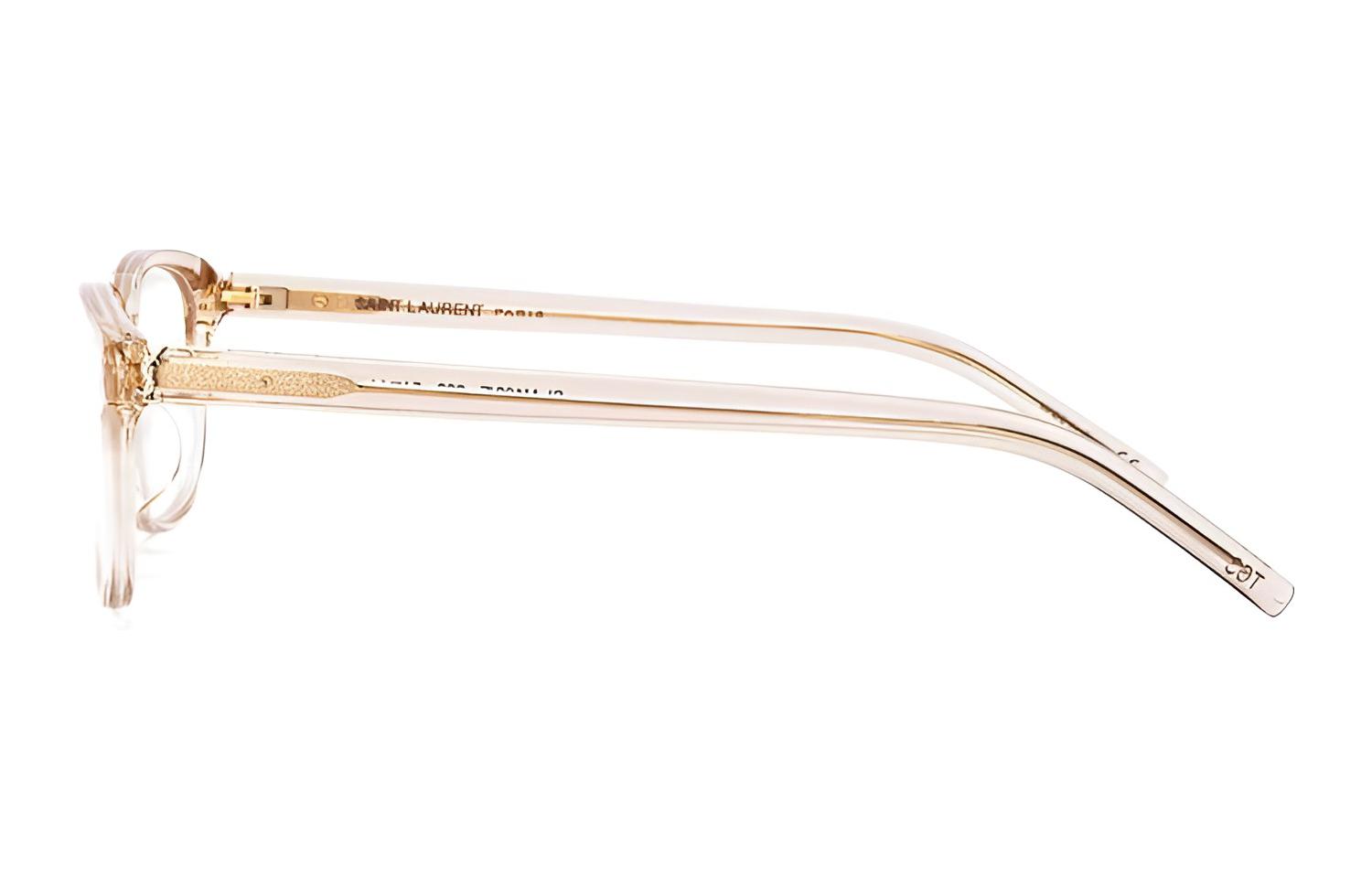 Shop (Women) SAINT LAURENT Capsule Collection Classic Narrow Square Frame Glasses for Women SL M109/F-003