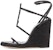 (W) Saint Laurent Cassandra 'Sandal Baji Hitam' 5572080MUUU1000
