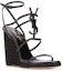 Order (W) Saint Laurent Cassandra 'Sandal Baji Hitam' 5572080MUUU1000