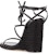(W) Saint Laurent Cassandra 'Sandal Baji Hitam' 5572080MUUU1000