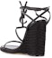 Lookbook (W) Saint Laurent Cassandra 'Sandal Baji Hitam' 5572080MUUU1000