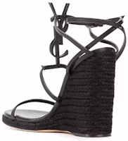 Lookbook (W) Saint Laurent Cassandra 'Sandalia de Cuña Negra' 5572080MUUU1000