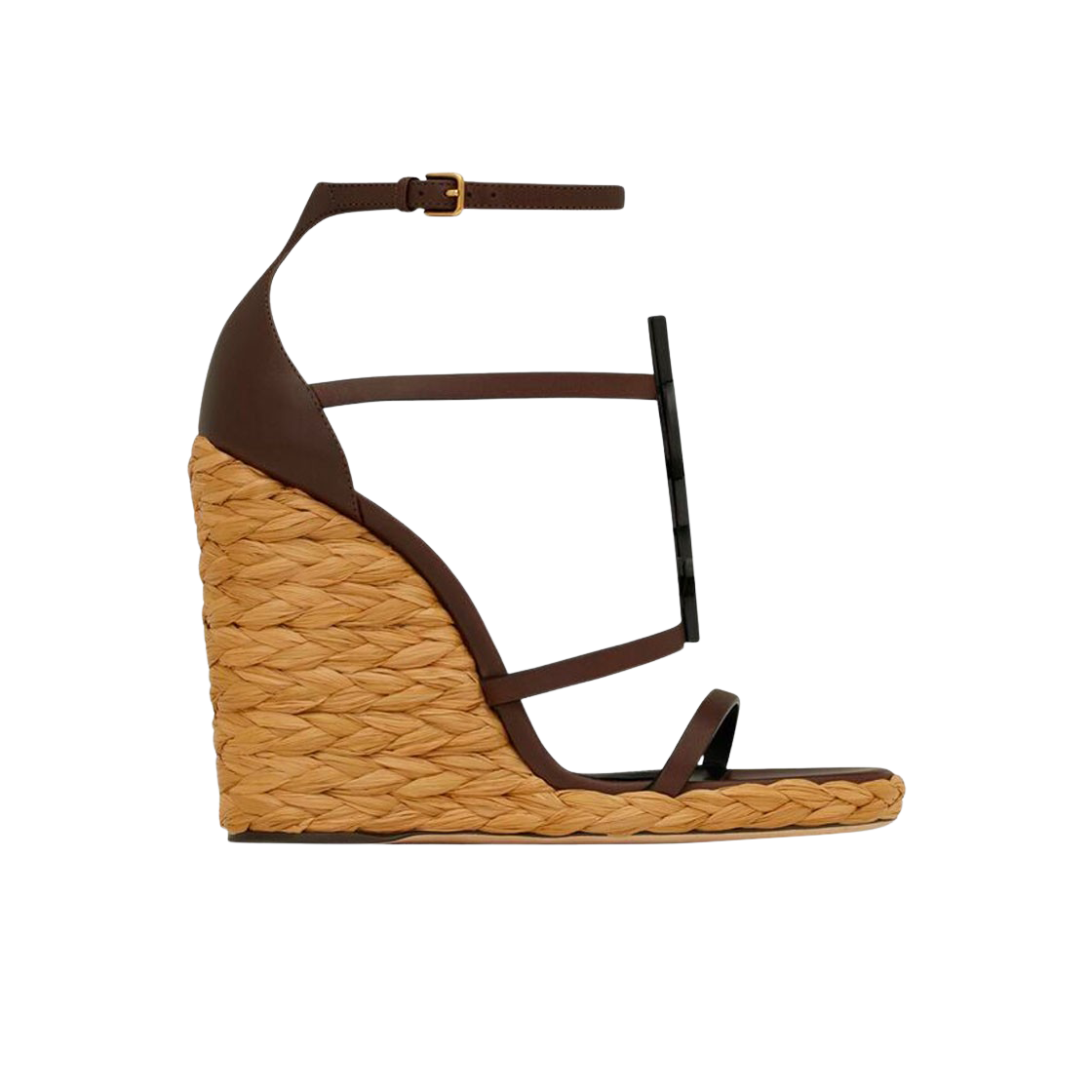 (Women) Saint Laurent Cassandra 'Dark Brown' 688690DWE006023