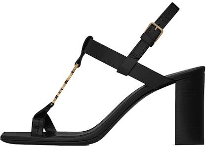 (W) Saint Laurent Cassandra 'Sandal Hak Blok Gesper Elegan Hitam' 658198DWETT1000 Buy (W) Saint Laurent Cassandra 'Sandal Hak Blok Gesper Elegan Hitam' 658198DWETT1000