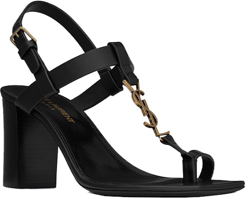 (Women) Saint Laurent Cassandra 'Elegant Buckle Block Heel Sandal Black' 658198DWETT1000 Lookbook (Women) Saint Laurent Cassandra 'Elegant Buckle Block Heel Sandal Black' 658198DWETT1000