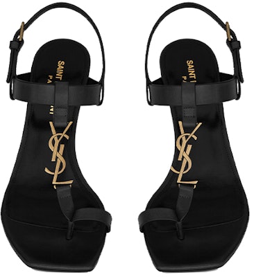 (Women) Saint Laurent Cassandra 'Elegant Buckle Block Heel Sandal Black' 658198DWETT1000 Shop (Women) Saint Laurent Cassandra 'Elegant Buckle Block Heel Sandal Black' 658198DWETT1000