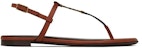 (W) Saint Laurent Cassandra 'Coklat Tan' 657917BDATT7660