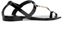 Shop (W) Saint Laurent Cassandra Sandal Rata 'Hitam Patent' 664520B8IKK1000