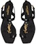Purchase (W) Saint Laurent Cassandra Sandal Rata 'Hitam Patent' 664520B8IKK1000