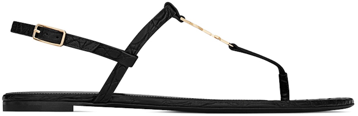 (Women) Saint Laurent Cassandra Flat Sandals 'Black' 6598172ZEJJ1000 Order (Women) Saint Laurent Cassandra Flat Sandals 'Black' 6598172ZEJJ1000