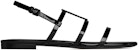 (W) Saint Laurent Cassandra Sandal Rata 'Hitam' 652758B8IVV1000