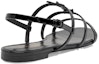 Purchase (W) Saint Laurent Cassandra Sandal Rata 'Hitam' 652758B8IVV1000