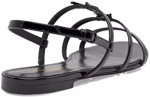 Purchase (W) Sandal Datar Saint Laurent Cassandra 'Hitam' 652758B8IVV1000