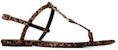 (W) Selipar Rata Saint Laurent Cassandra 'Corak Harimau Bintang' 6766372PMTT2094