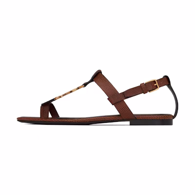 (W) Saint Laurent Cassandra Sandal 'Brown'