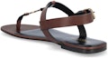 Lookbook (W) Sandal Saint Laurent Cassandra 'Coklat Gelap' 632446DWETT6023