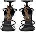 Shop (Women) Saint Laurent Cassandra Sandal Heels Black Leather 6301091Q0TT1000