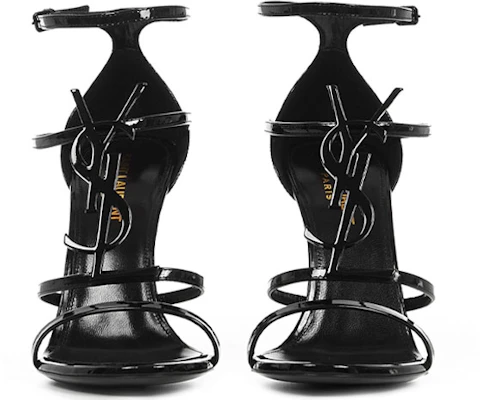 (W) Saint Laurent Cassandra Sandalen Hakken Zwart Lakleer 6301090NPVV1000 Purchase (W) Saint Laurent Cassandra Sandalen Hakken Zwart Lakleer 6301090NPVV1000
