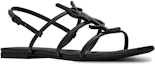 Order (W) Saint Laurent Cassandra Sandal 'Hitam' 5522450NPVV1000