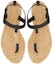 Purchase (W) Saint Laurent Sandal Cassandra Kulit Hitam 688692DWEDD1000