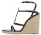 (W) Saint Laurent Cassandra Wedge 'Coklat' 5705990MUTT6023