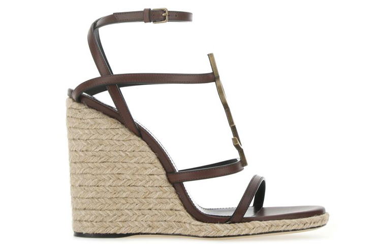 Order (W) 圣罗兰Cassandra楔形鞋‘棕色’ 5705990MUTT6023