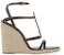 (W) Saint Laurent Cassandra Wedge 'Coklat' 5705990MUTT6023