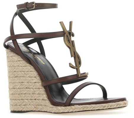 (Women) Saint Laurent Cassandra Wedge 'Brown' 5705990MUTT6023 Lookbook (Women) Saint Laurent Cassandra Wedge 'Brown' 5705990MUTT6023