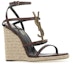 Lookbook (W) Saint Laurent Cassandra Wedge 'Coklat' 5705990MUTT6023