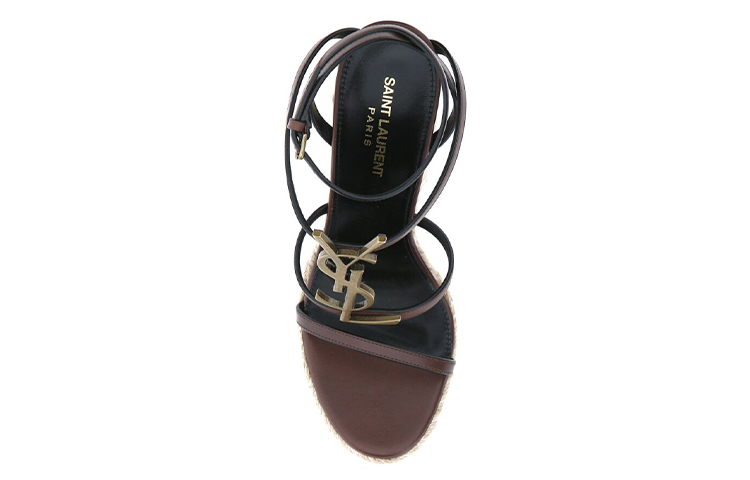 Shop (W) 圣罗兰Cassandra楔形鞋‘棕色’ 5705990MUTT6023