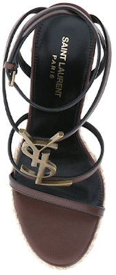 (Women) Saint Laurent Cassandra Wedge 'Brown' 5705990MUTT6023 Shop (Women) Saint Laurent Cassandra Wedge 'Brown' 5705990MUTT6023