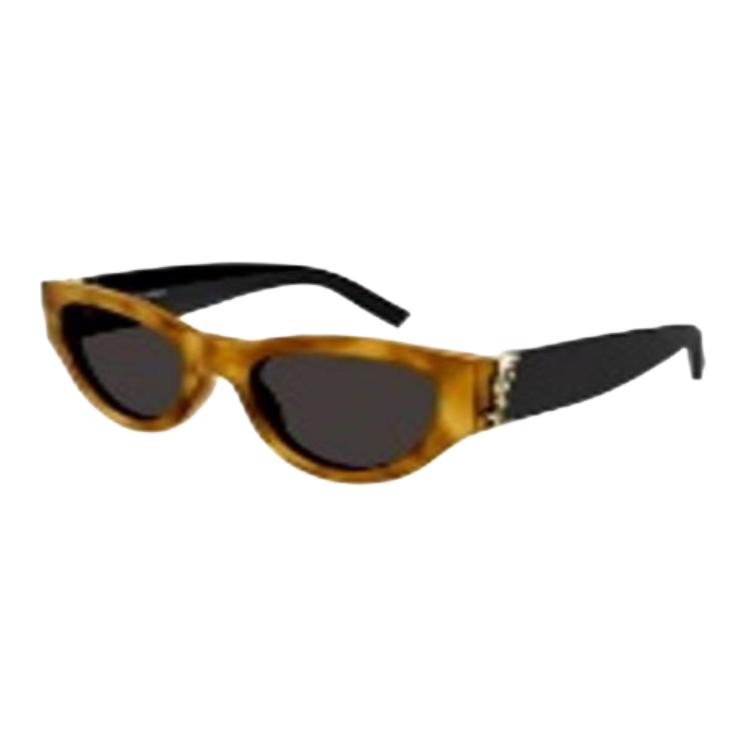 (Women) SAINT LAURENT Cat-Eye Logo Engraved Tortoiseshell  Sunglasses. SL M94/F 004 圖 2