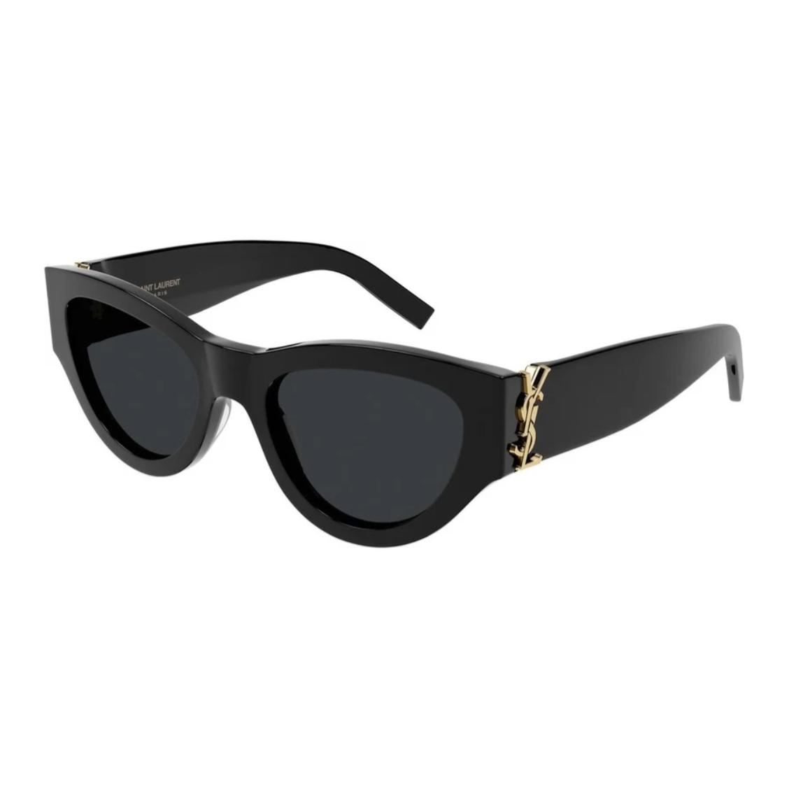 (Women) Saint Laurent Cat-Eye Sunglasses Black Elegant Stylish Logo Frame SLM94001
