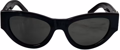 Lookbook (Women) Saint Laurent Cat-Eye Sunglasses Black Elegant Stylish Logo Frame SLM94001