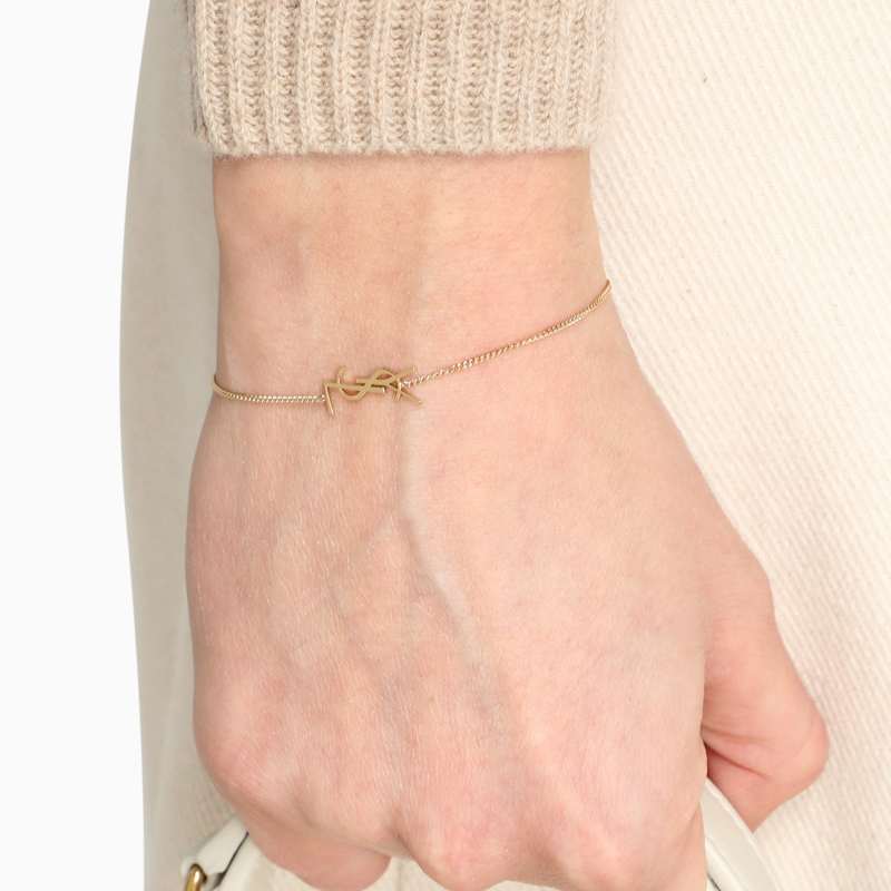 Purchase (W) 생로랑 여성용 참 브래스 골드 팔찌 635533Y1500-8030