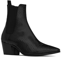 Lookbook (W) Saint Laurent Chelsea Boot 'Panel Elastis Hitam' 669165L4J001000
