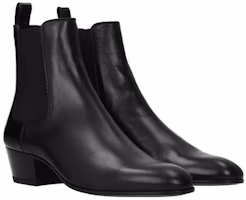 Order (W) Saint Laurent Sepatu Bot Chelsea 'Fashion Kulit Hitam' 632498AKP001000