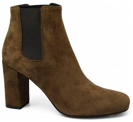 (Women) Saint Laurent Chelsea Boot 'Olive Green' 393796AKP001000 Lookbook (Women) Saint Laurent Chelsea Boot 'Olive Green' 393796AKP001000
