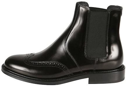 聖羅蘭 女款黑色光滑皮革切爾西靴 Buy 聖羅蘭 女款黑色光滑皮革切爾西靴