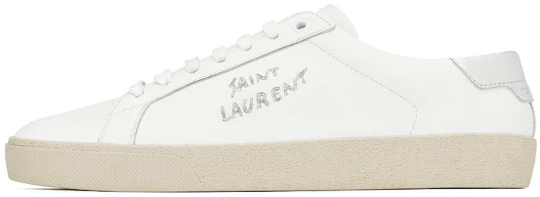 (Women) Saint Laurent Court Classic SL/06 'Optic White Argent' 611275-00NA0-9085 Buy (Women) Saint Laurent Court Classic SL/06 'Optic White Argent' 611275-00NA0-9085