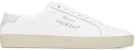 (Women) Saint Laurent Court Classic SL/06 'Optic White Argent' 611275-00NA0-9085