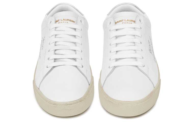 Shop (W) Saint Laurent Court Classic SL/06 ''Bianco Ottico Argento'' 611275-00NA0-9085