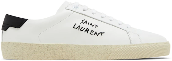 (Women) Saint Laurent Court Classic SL/06 Low 2023 'Optic White Black' 610649AABEE9061 (Women) Saint Laurent Court Classic SL/06 Low 2023 'Optic White Black' 610649AABEE9061