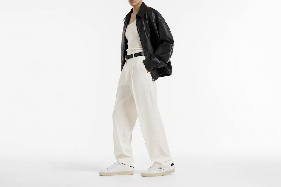 (W) Saint Laurent Court Classic SL/06 Low 2023 'Putih Hitam' 610649AABEE9061 Order (W) Saint Laurent Court Classic SL/06 Low 2023 'Putih Hitam' 610649AABEE9061