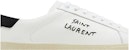 (W) Saint Laurent Court Classic SL/06 Low 2023 'Optik Putih Hitam' 610649AABEE9061