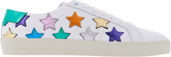 (Women) Saint Laurent Court Classic SL/06 Low 'Stars - Optic White Multi' 592541-00NB0-9090 (Women) Saint Laurent Court Classic SL/06 Low 'Stars - Optic White Multi' 592541-00NB0-9090
